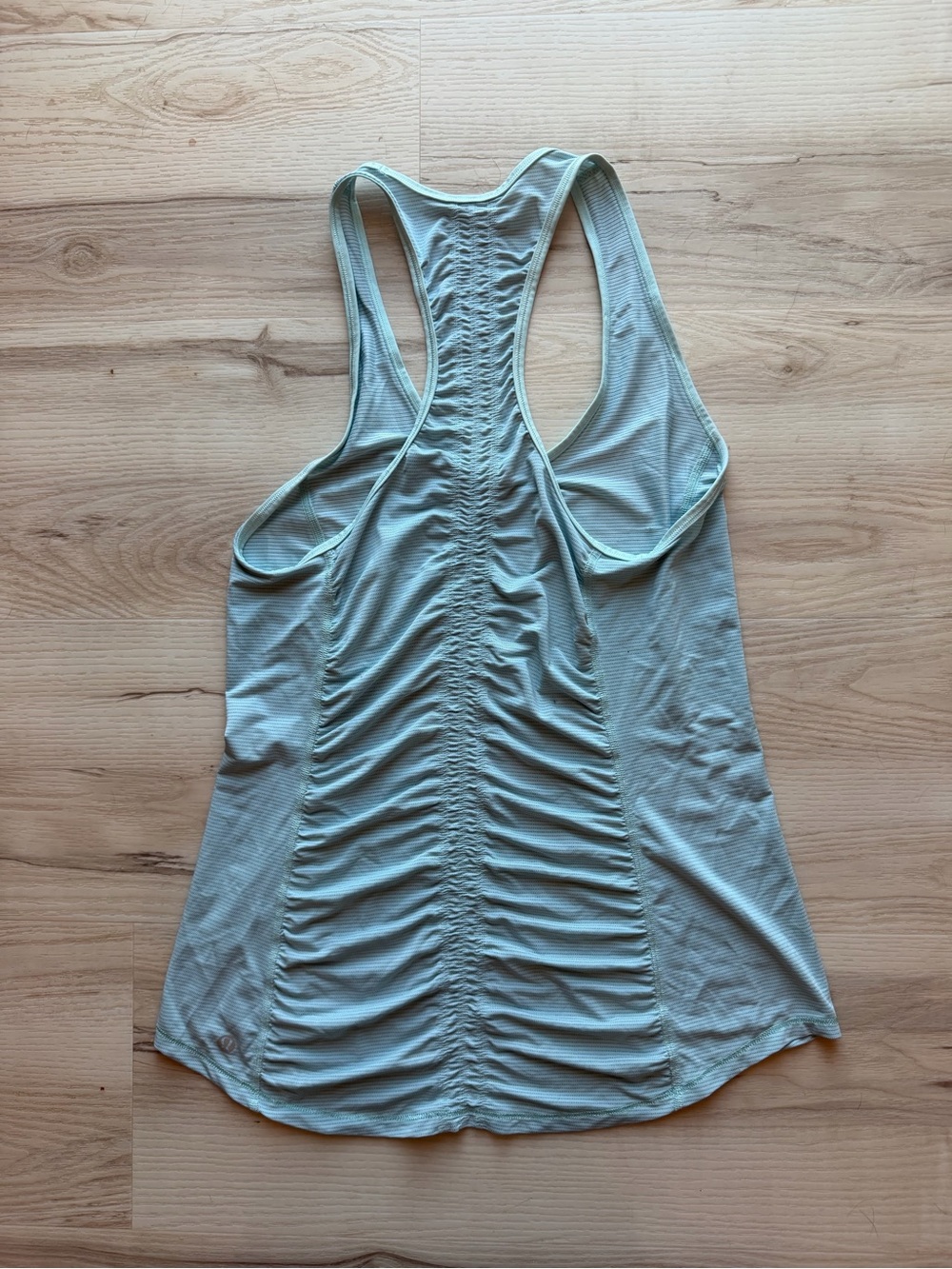 lululemon athletica Light Aqua Runner Up Ruched Racerback Tank - Picture 4 of 8
